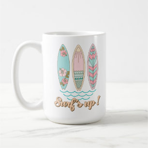 Surf's Up Surfbretter Summer Beach Life Kaffeetasse
