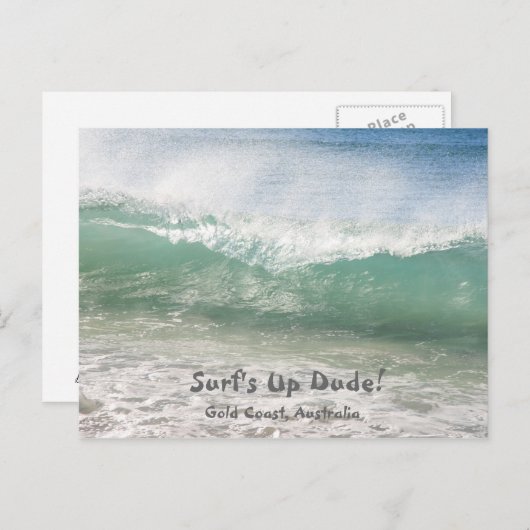 Surf's up Typ Postkarte (Vorne/Hinten)