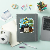 Surfsand und Sabber Aufkleber (iPad Hülle)