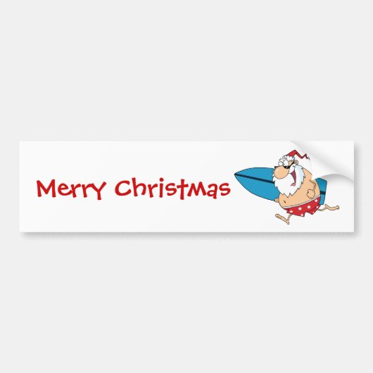 Surfsanta Autoaufkleber (Vorne)