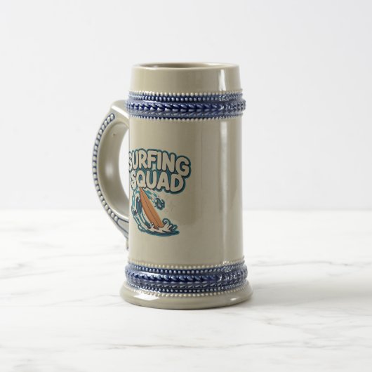 Surfscheibe Bierglas (Vorderseite Links)