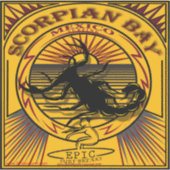 SURFSCHIRM BAY BAJA MEXICO AUFKLEBER (Vorderseite)