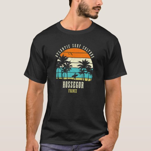 Surfschule Frankreich T-Shirt (Vorderseite)