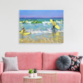 Surfschule in St. Ives Leinwanddruck (Insitu (Wohnzimmer))