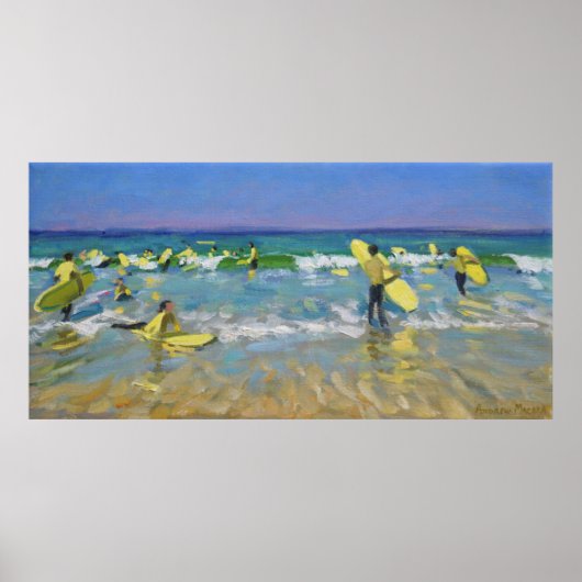 Surfschule in St. Ives Poster (Vorne)