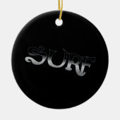 Surfschwarz, runder Ornament (Vorne)