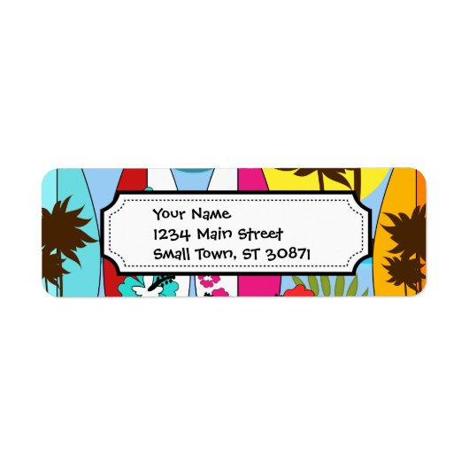 Surfshop Surfen Ocean Beach Surfbretter Palme Tree (Vorne)
