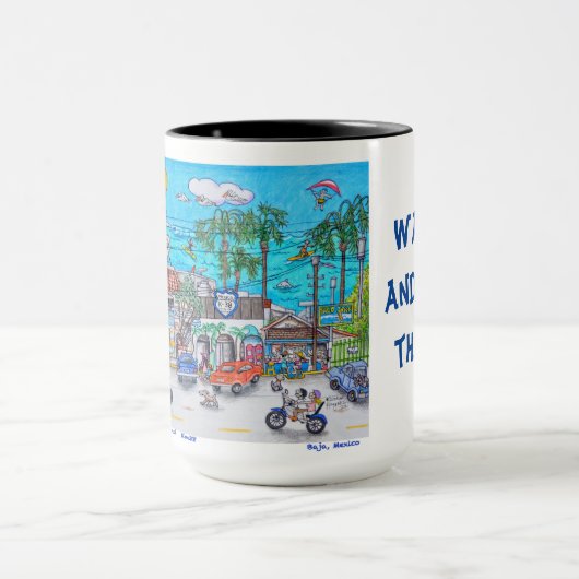 Surfshop-Tasse Tasse (Zentrum)