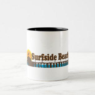 Surfside Strand Zweifarbige Tasse