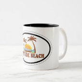 Surfside Strand Zweifarbige Tasse (VorderseiteRechts)