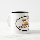 Surfside Strand Zweifarbige Tasse (Vorderseite Links)