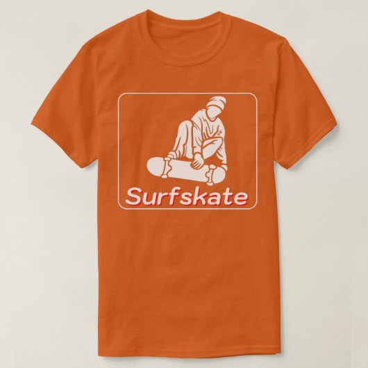 Surfskate Skate Surf T-Shirt (Design vorne)