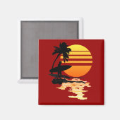 Surfsonnengang Magnet (Vorderseite/Rückseite)