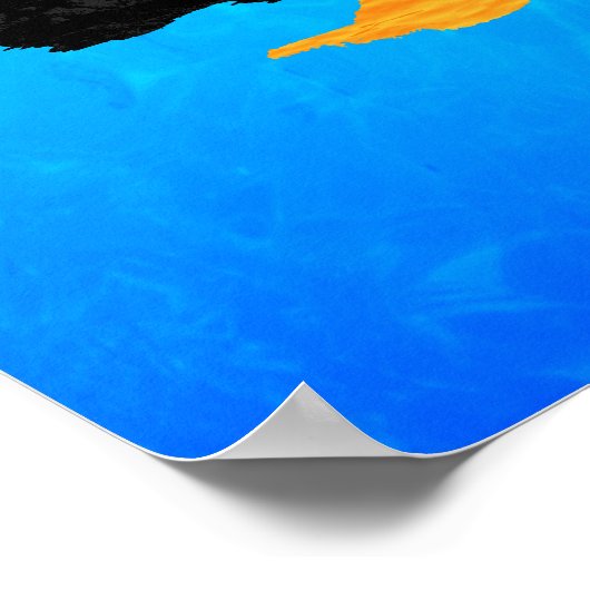 Surfsonnengang Poster (Ecke)