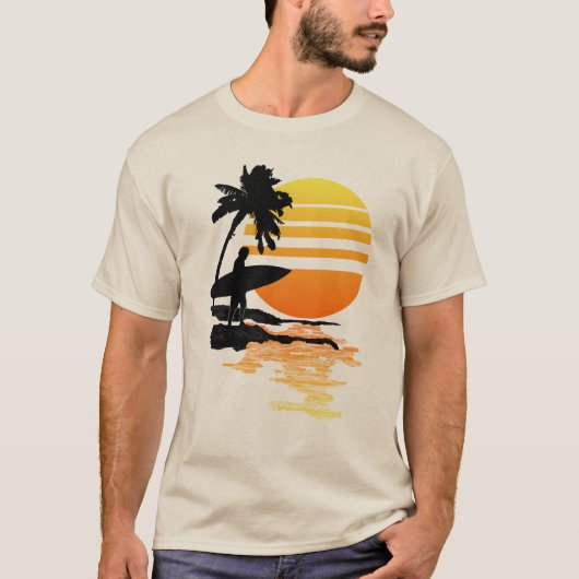 Surfsonnengang T-Shirt (Vorderseite)
