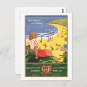 Surfspots - Australien Postkarte (Vorne/Hinten)