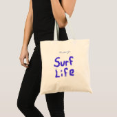 Surfspray in beliebiger Farbe gestrichen Thunder_C Tragetasche (Vorderseite (Produkt))