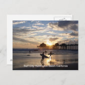 Surfstadt Postkarte (Vorne/Hinten)