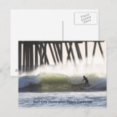 Surfstadt Postkarte (Vorne/Hinten)