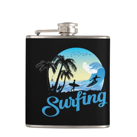 Surfstrand Flachmann (Vorderseite)