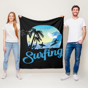 Surfstrand Fleecedecke