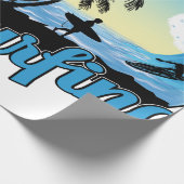 Surfstrand Geschenkpapier (Ecke)