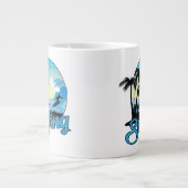 Surfstrand Jumbo-Tasse (Vorderseite)