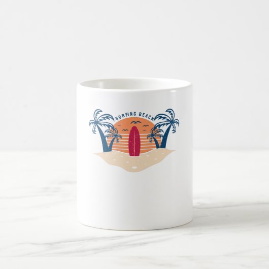 Surfstrand Kaffeetasse (Mittel)
