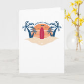 Surfstrand Karte (Gelbe Blume)