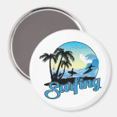 Surfstrand Magnet (Vorderseite/Rückseite)