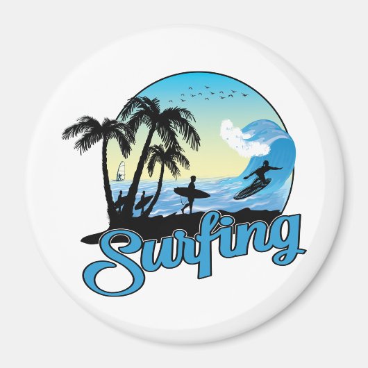 Surfstrand Magnet (Vorne)