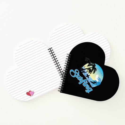 Surfstrand Notizblock (Innenseite)