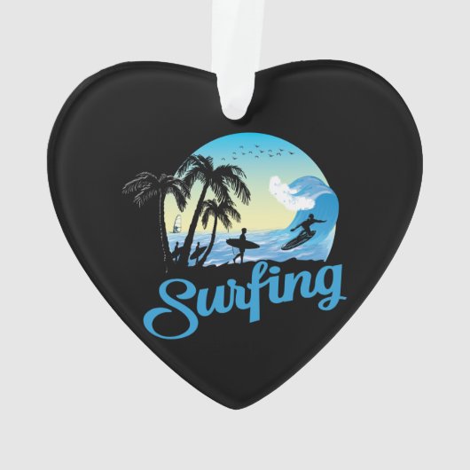 Surfstrand Ornament (Rückseite)