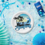 Surfstrand Pappteller (Party)