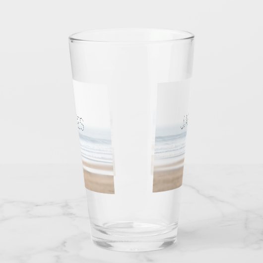 Surfstrand personalisiert glas (Links)