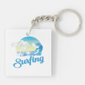 Surfstrand Schlüsselanhänger (Rückseite)