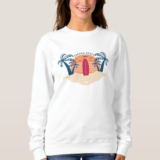 Surfstrand Sweatshirt (Vorderseite)