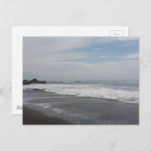 Surfstrand Texas Postkarte (Vorne/Hinten)