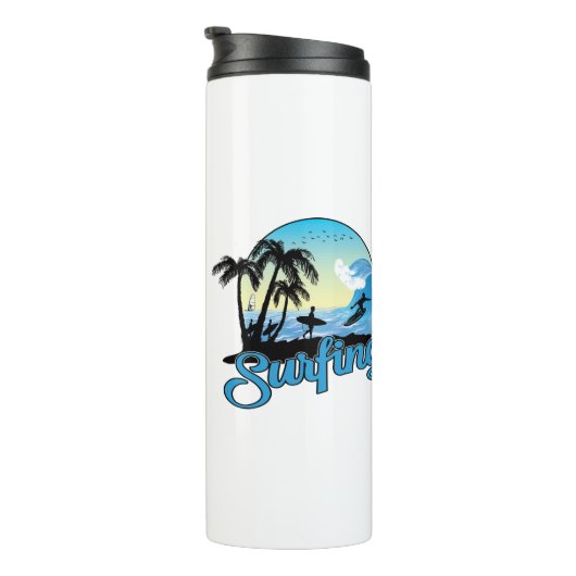 Surfstrand Thermosbecher (Nach rechts gedreht)