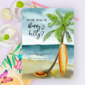Surfstrand - wie groß ist der Bauch der Mama Begleitkarte