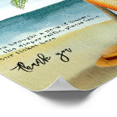 Surfstrand - Windelwindspiel Poster (Ecke)