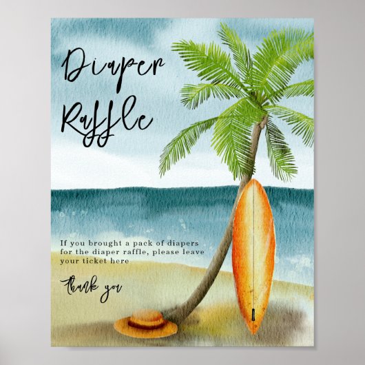 Surfstrand - Windelwindspiel Poster (Vorne)