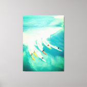 Surfsurfer Surfen Sea Wave Canvas Print Leinwanddruck (Vorderseite)