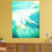 Surfsurfer Surfen Sea Wave Canvas Print Leinwanddruck (Insitu (Wohnzimmer))