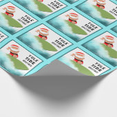 Surfsurfer Weihnachtsgeschenk Geschenkpapier (Ecke)