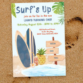 Surft die ersten Geburtstagsparty-Boys Einladung