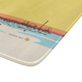 Surftage - Galveston Island, Texas Schneidebrett (Ecke)