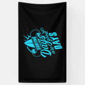 Surftage sind gute Tage Banner (Vertikal)