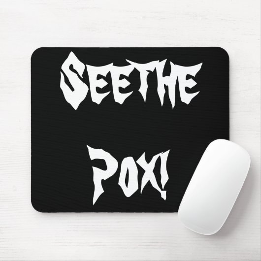Surfthe Pocken! Mousepad (Mit Mouse)