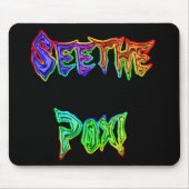 Surfthe Regenbogen! Mousepad (Vorne)